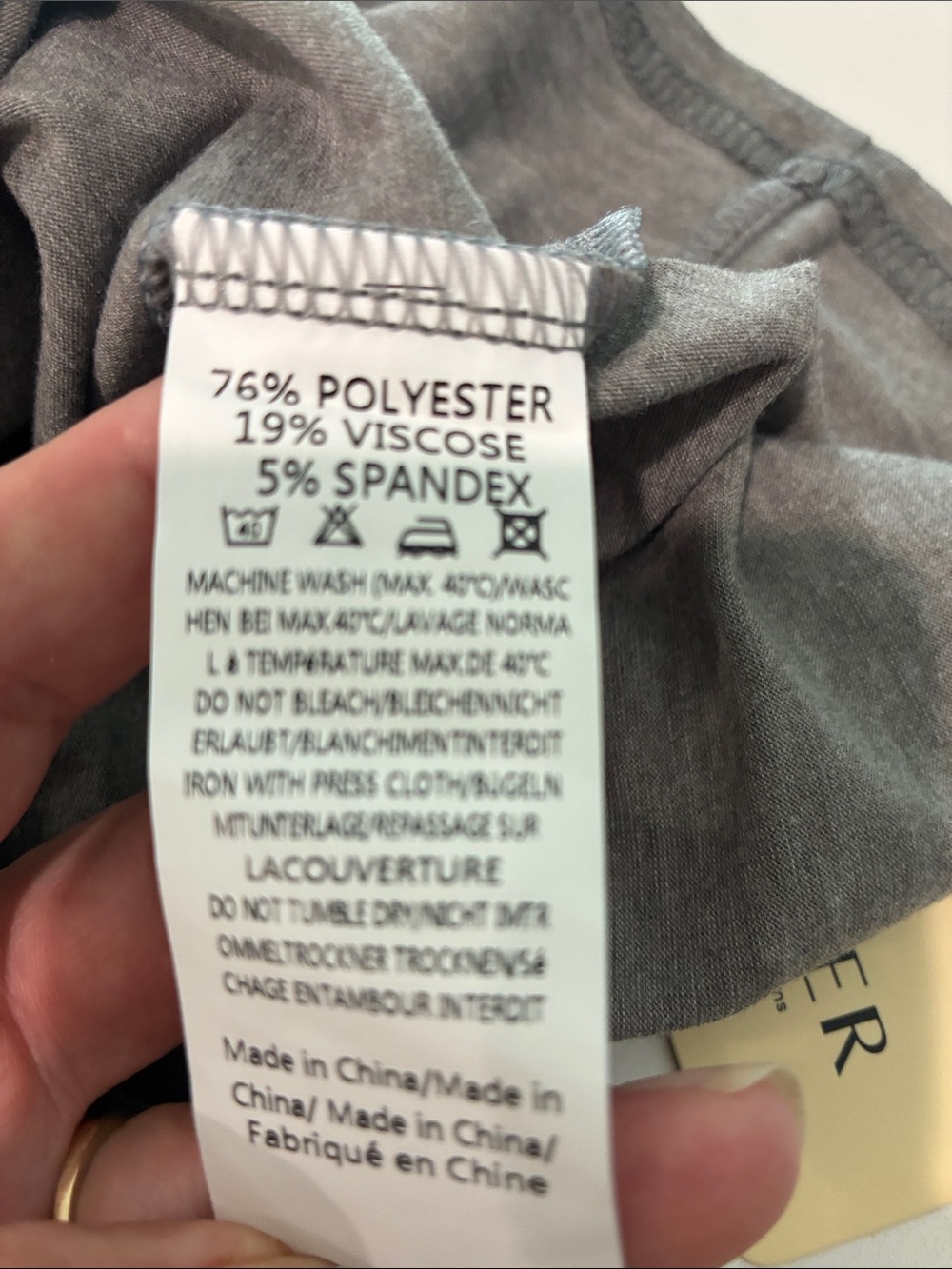 EKOUAER NWT Women’s Gray Short Sleeve Cuffed V-Neck Soft Sleep TOP, Size Medium. - Picture 9 of 11